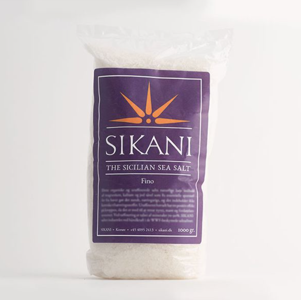 SIKANI uraffineret havsalt – Extra Fino 1 kg.